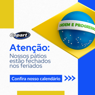 Copart Brazil Holiday Calendar